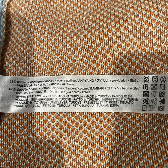 Zara Floral Jacquard Knit Crop Top size Large - Picture 6 of 6